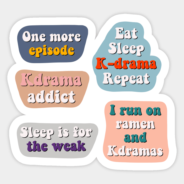 Kdrama Sticker Pack Sticker by Slletterings